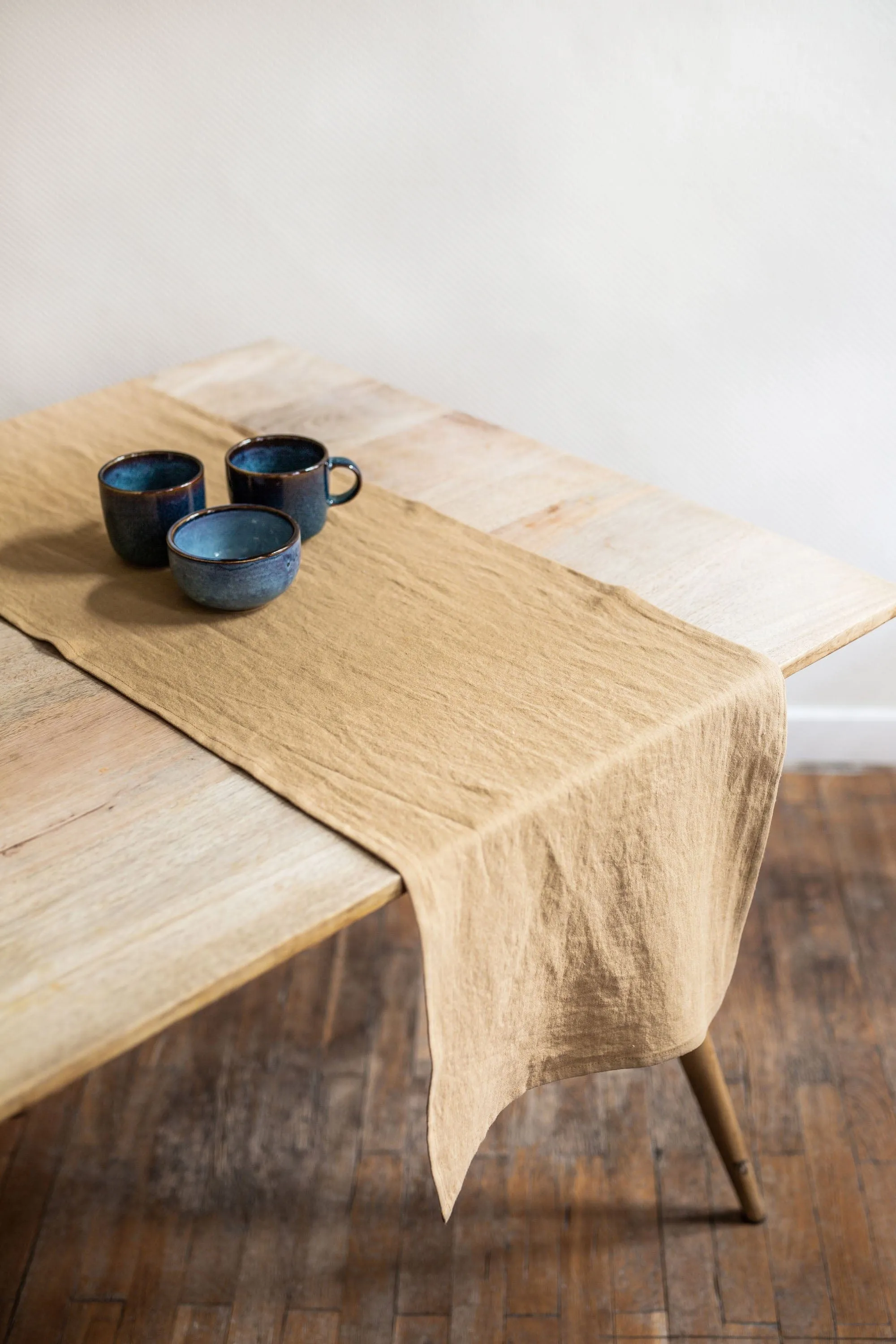 Linen Table Runner | Mustard