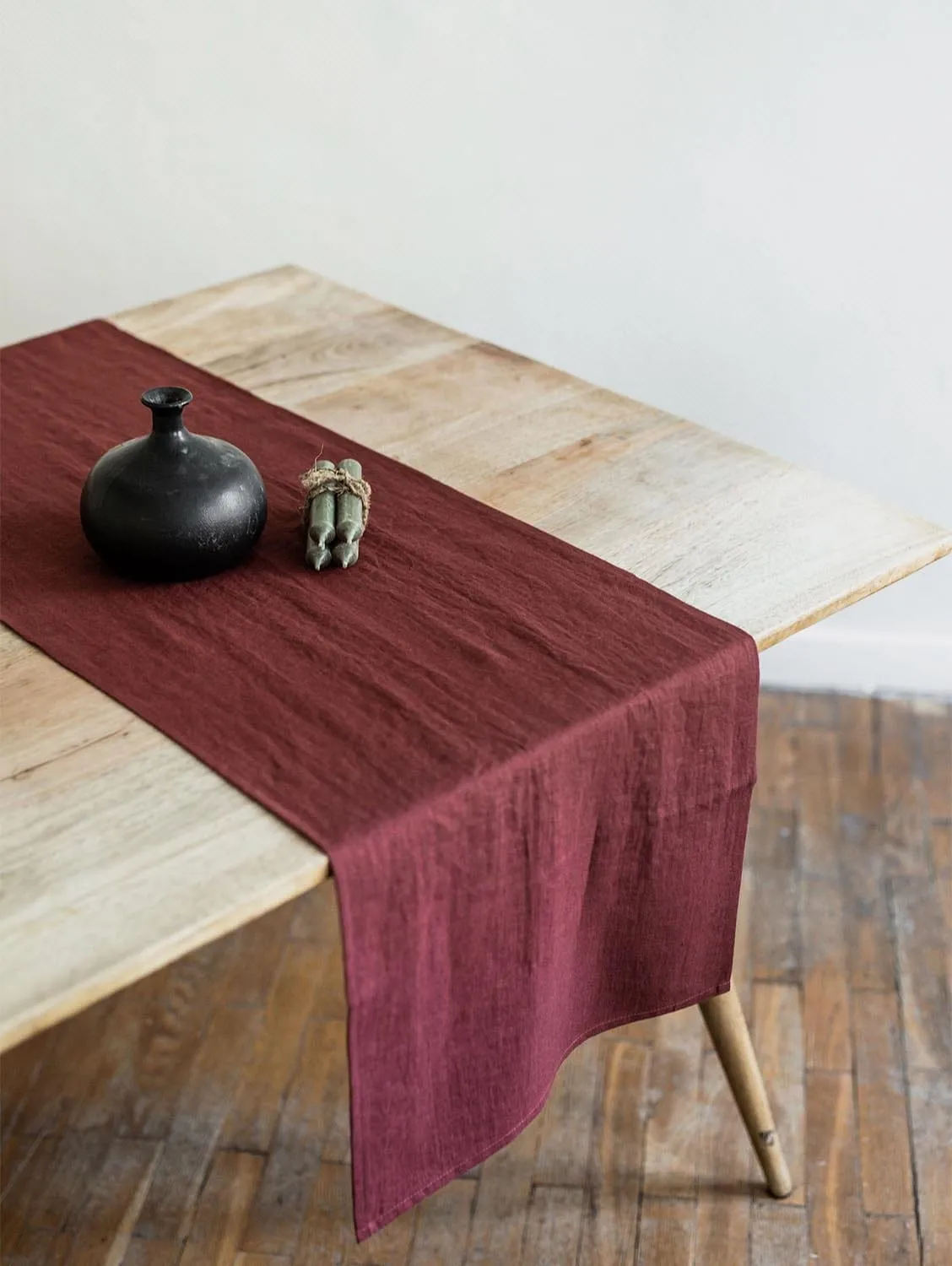 Linen Table Runner | Terracotta