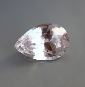 Loose 2.10 Ct Pear Peach Pink Sapphire