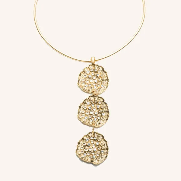 Lotus Pod Collar Necklace