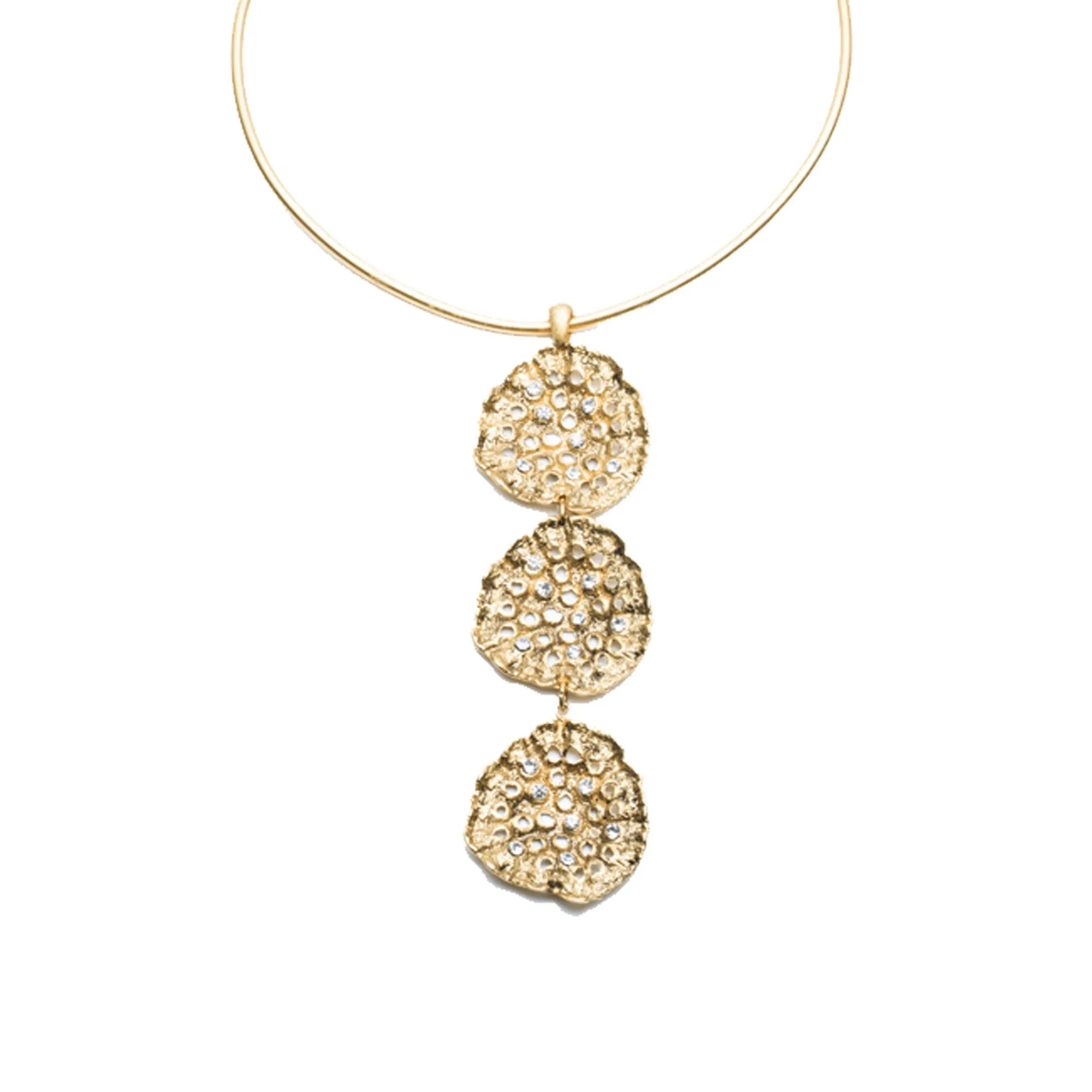 Lotus Pod Collar Necklace