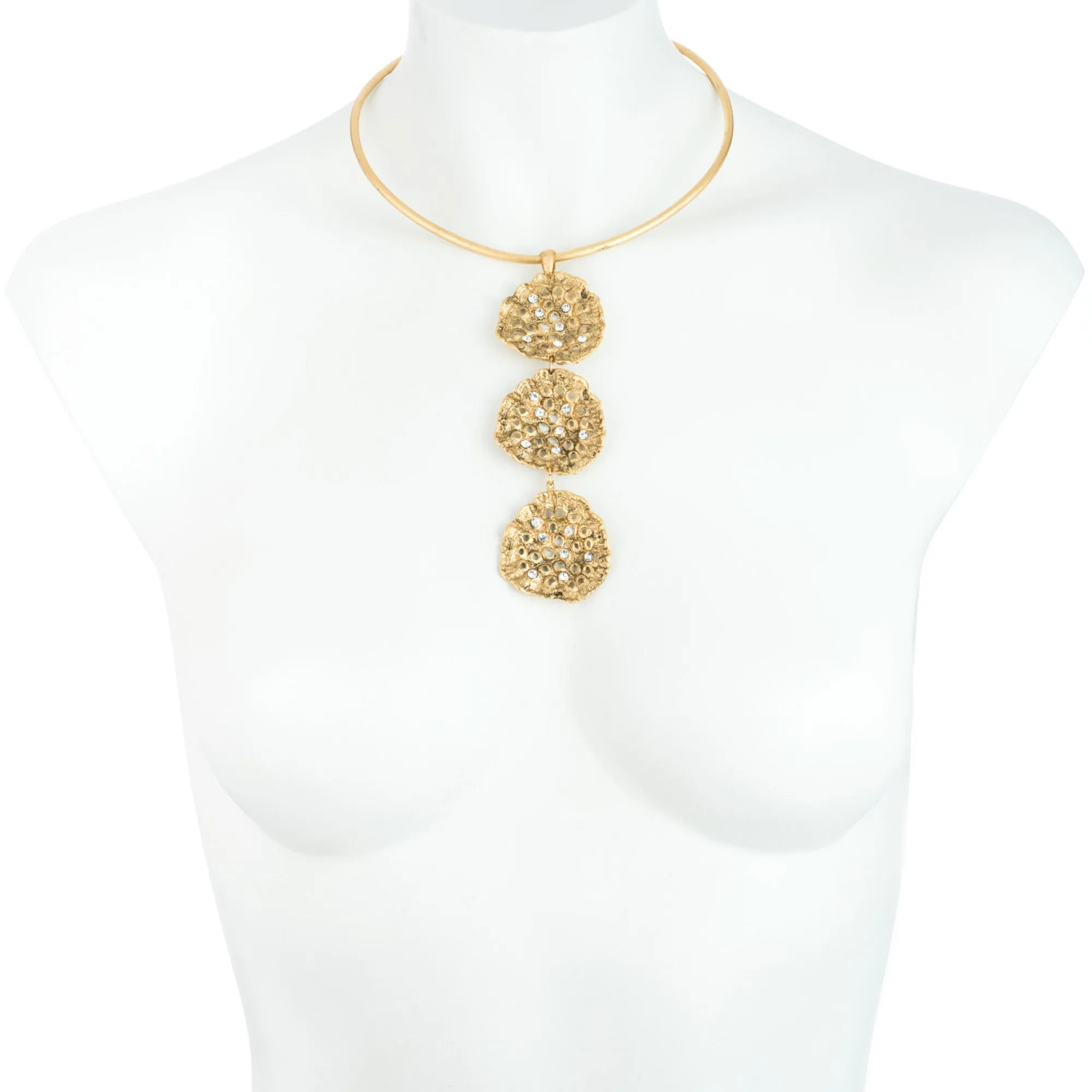 Lotus Pod Collar Necklace