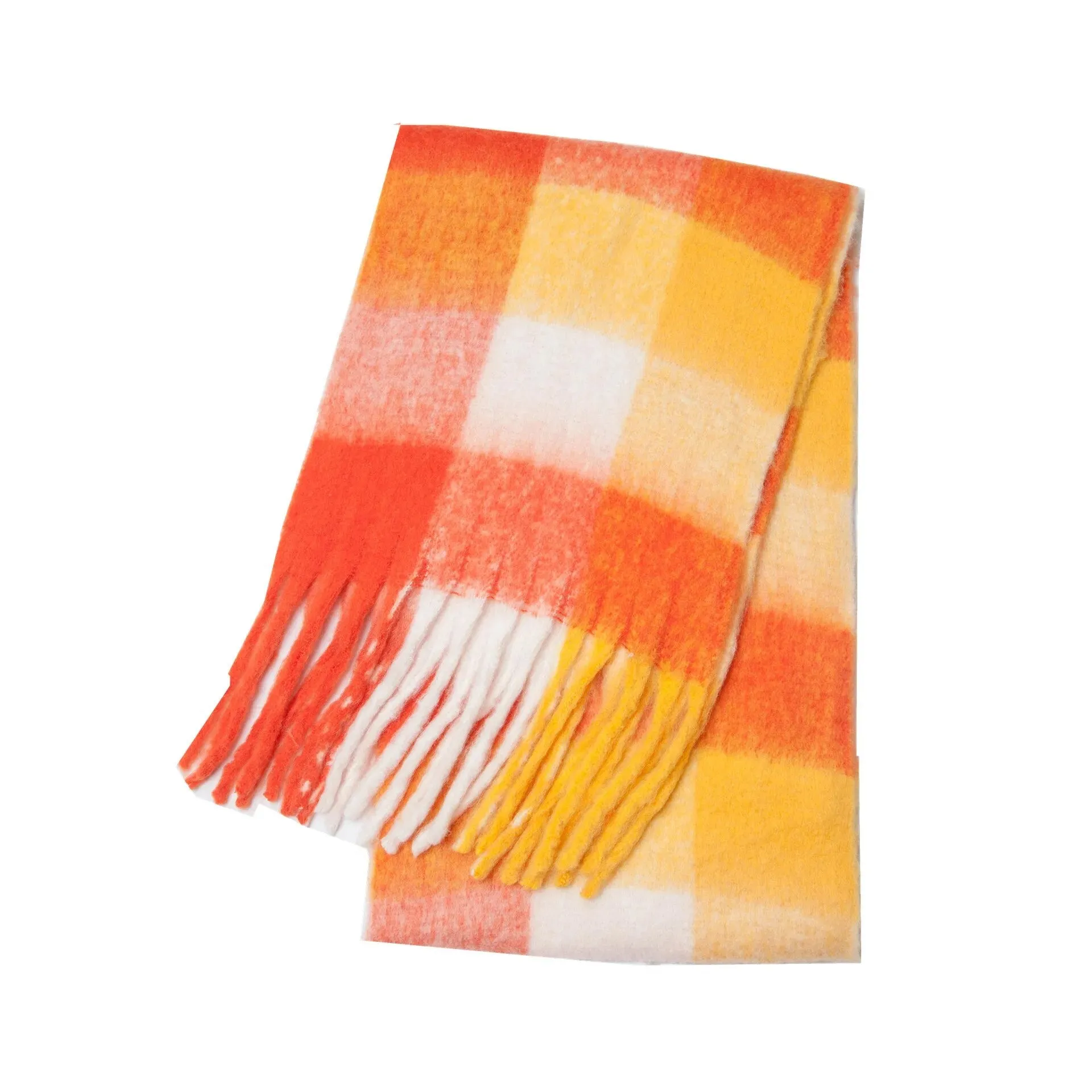 Luxury Cashmere Bright Solid Colors Women Scarf Winter Shawl and Wrap