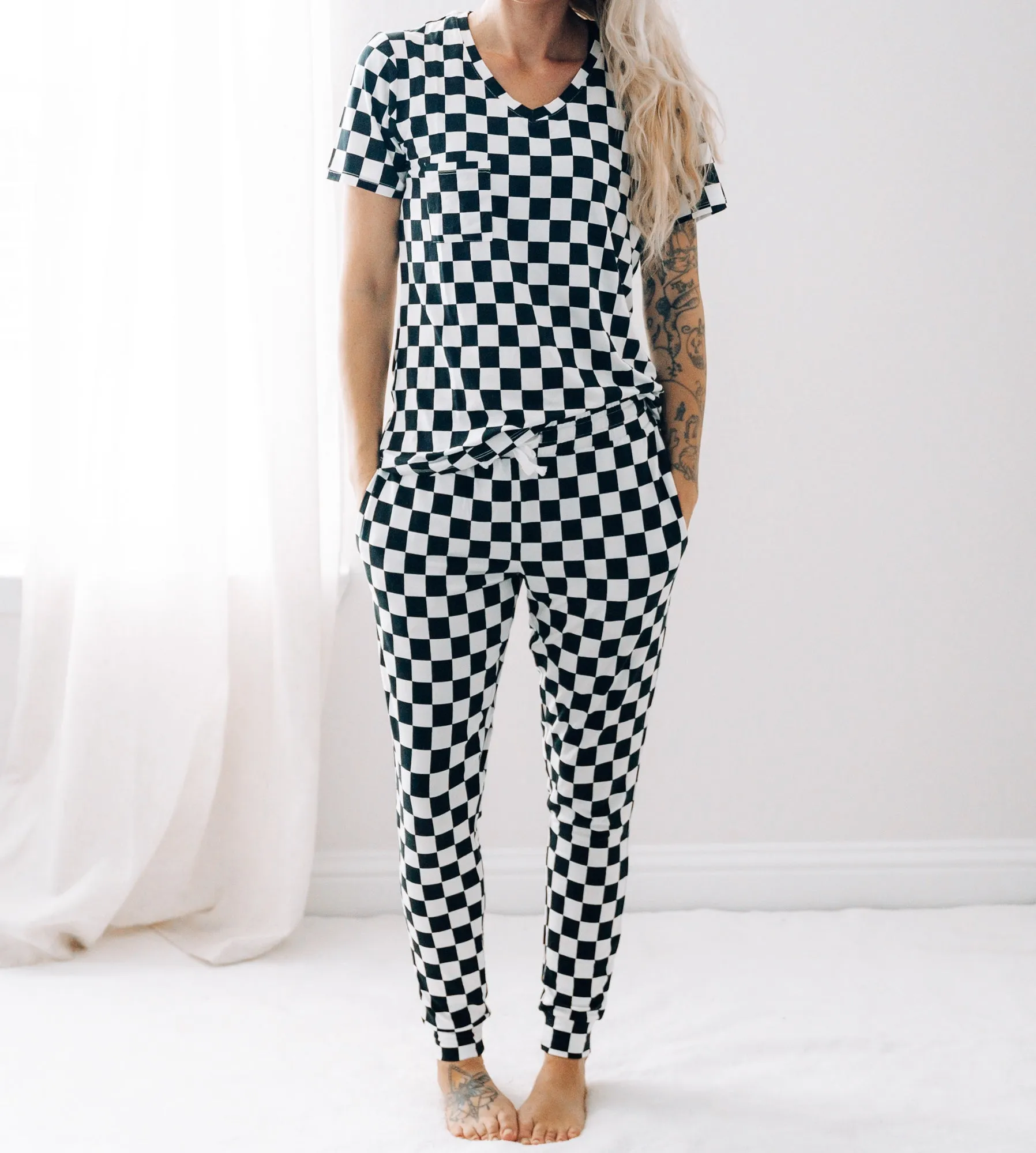 MAMA JOGGERS- B W Check