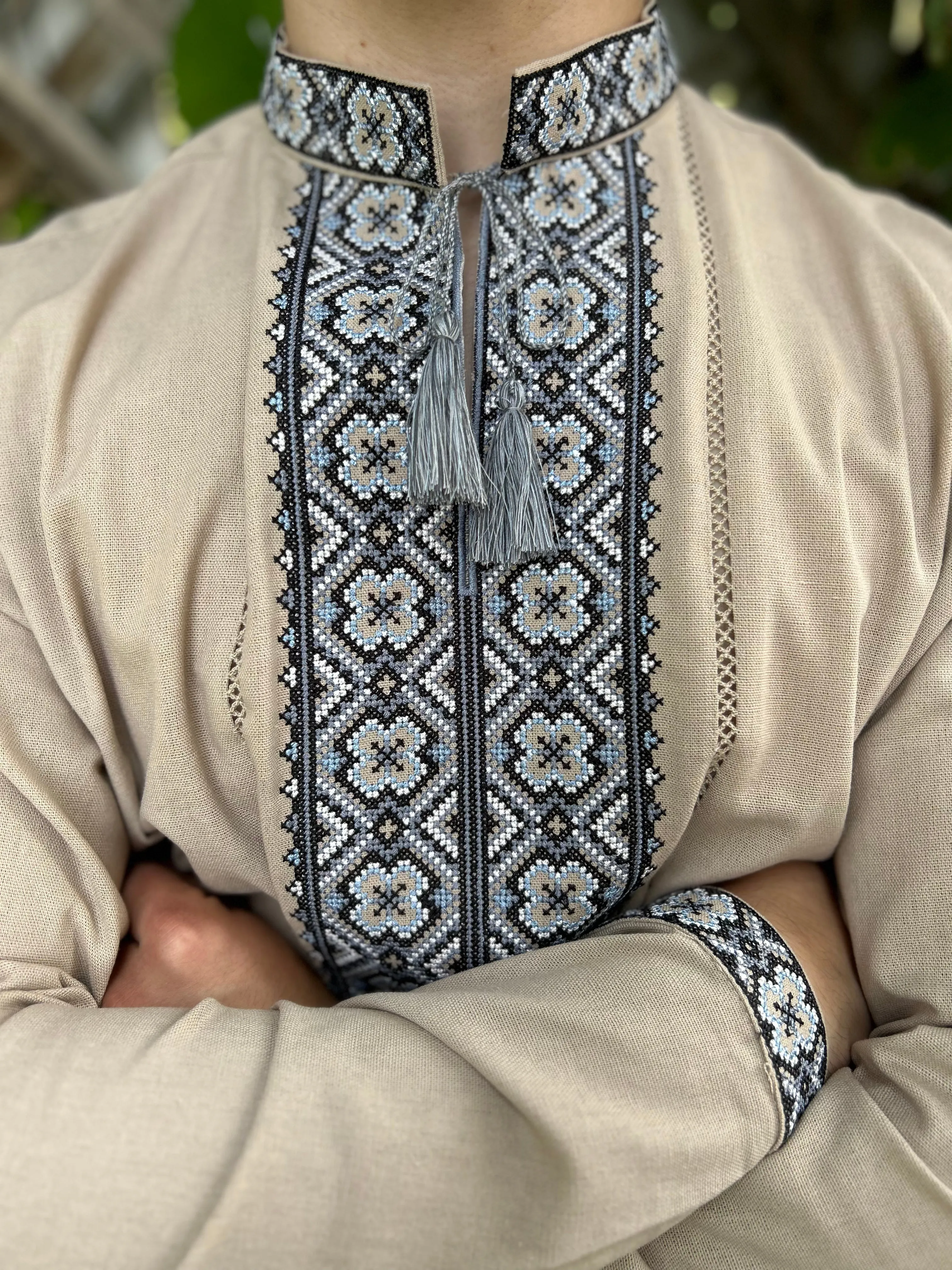 Men's Embroidered Shirt Ostap