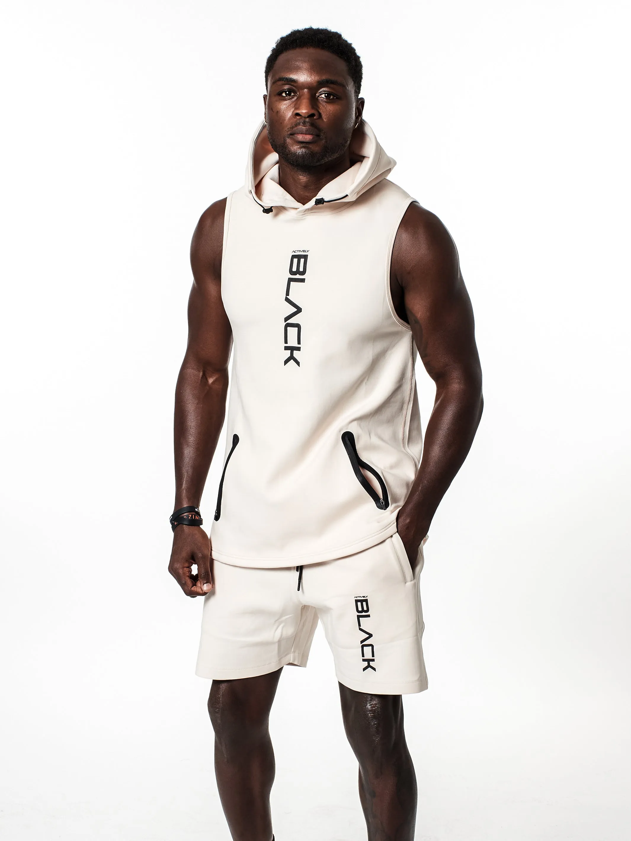 Men's Performance Tech Color Sleeveless Hoodie