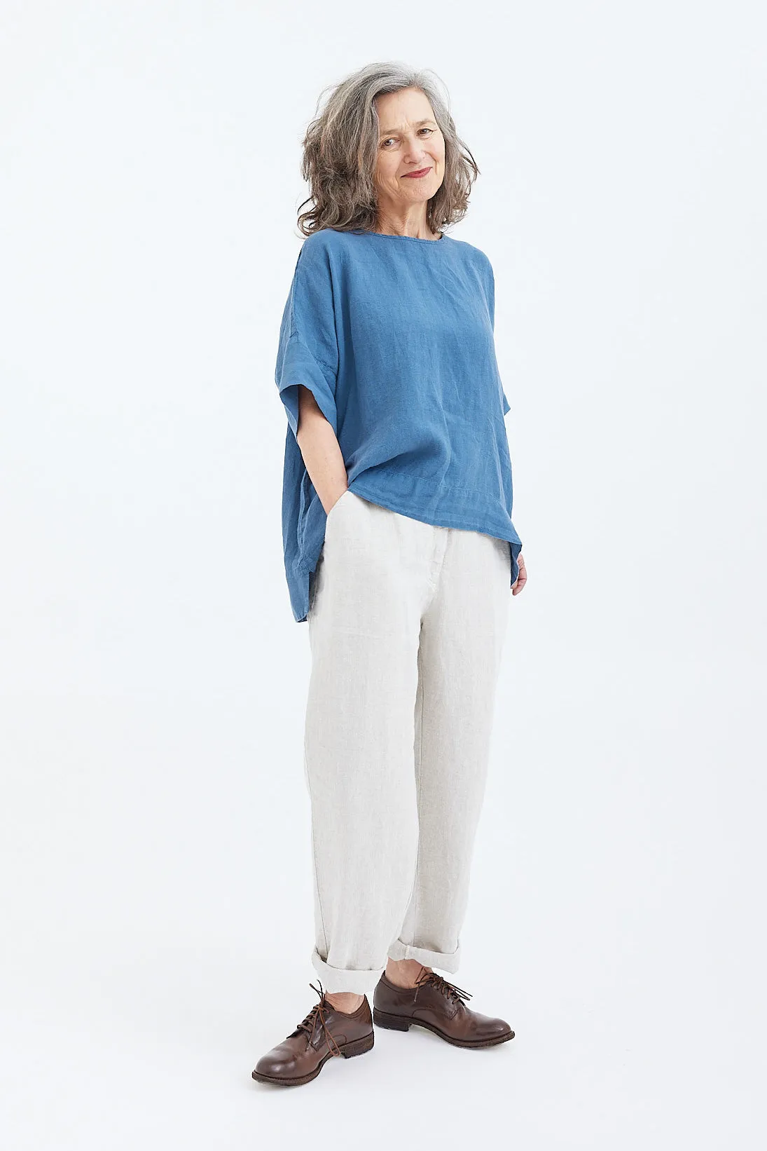 Metta - Murphy Tailored Pant - Mid Weight Linen