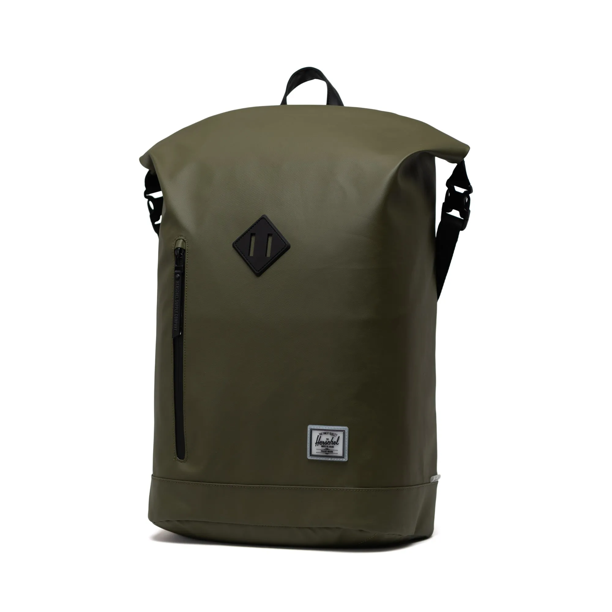 Mochila Herschel Roll Top Ivy Green - Weather Resistant