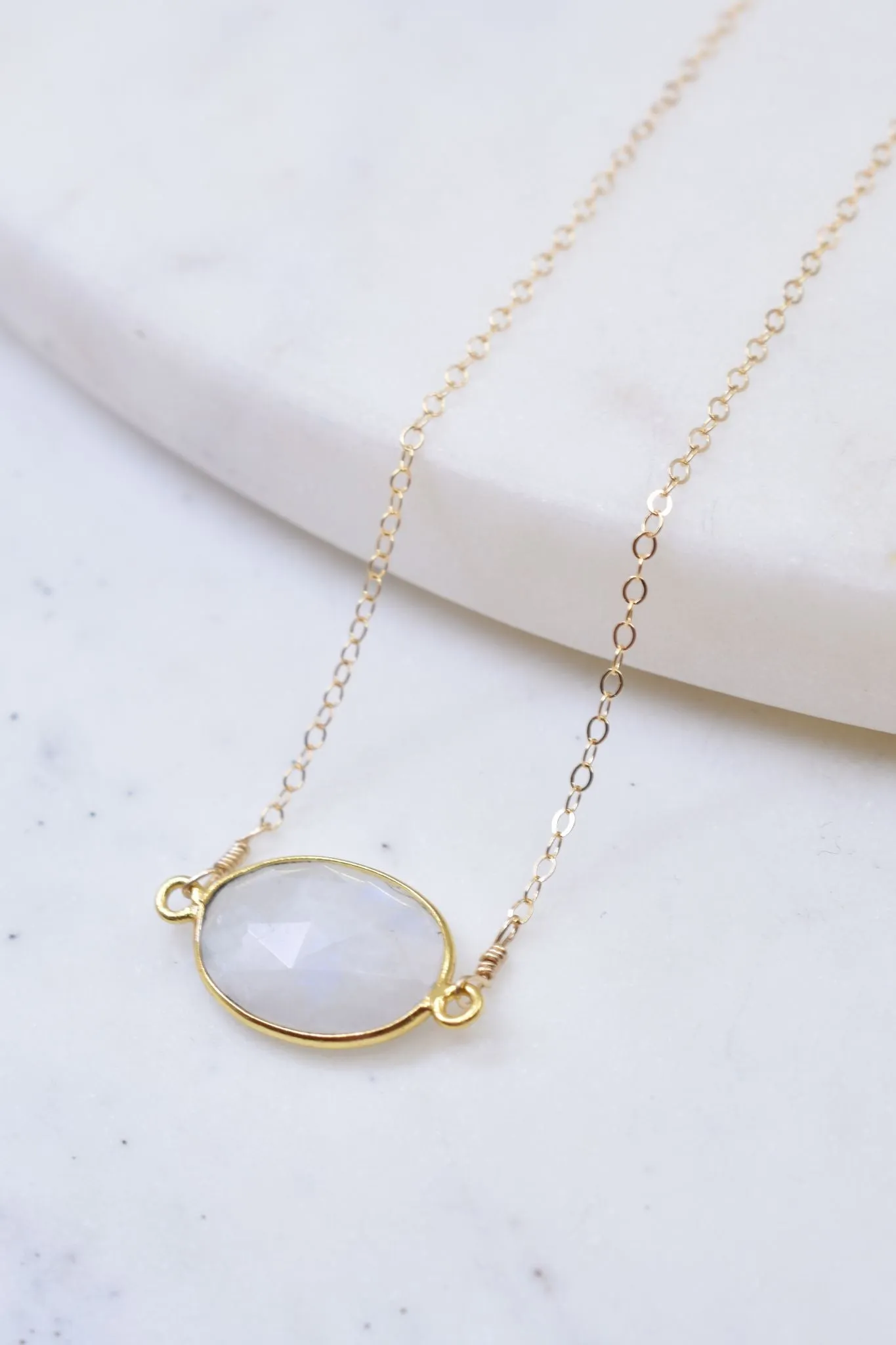 Mrs. Parker Necklace in Moonstone