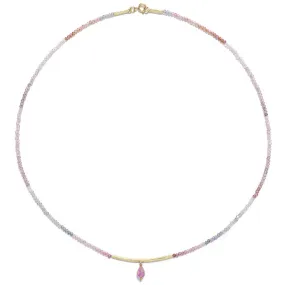 Multi-Color Spinel Necklace