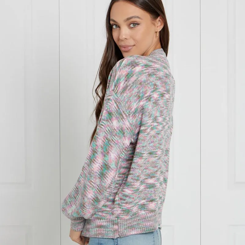 Multicoloured Long Sleeve Knit