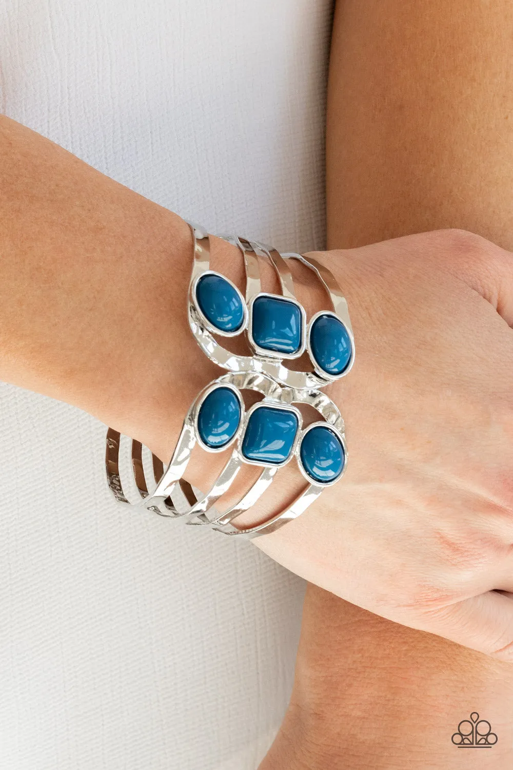 Mystified - Blue Hinge Bracelet