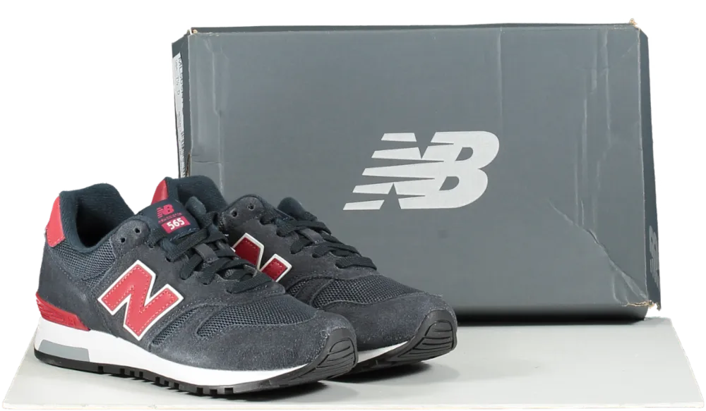 New Balance Navy Blue With Red  Ml565v1 Trainers UK 7 EU 40 👠