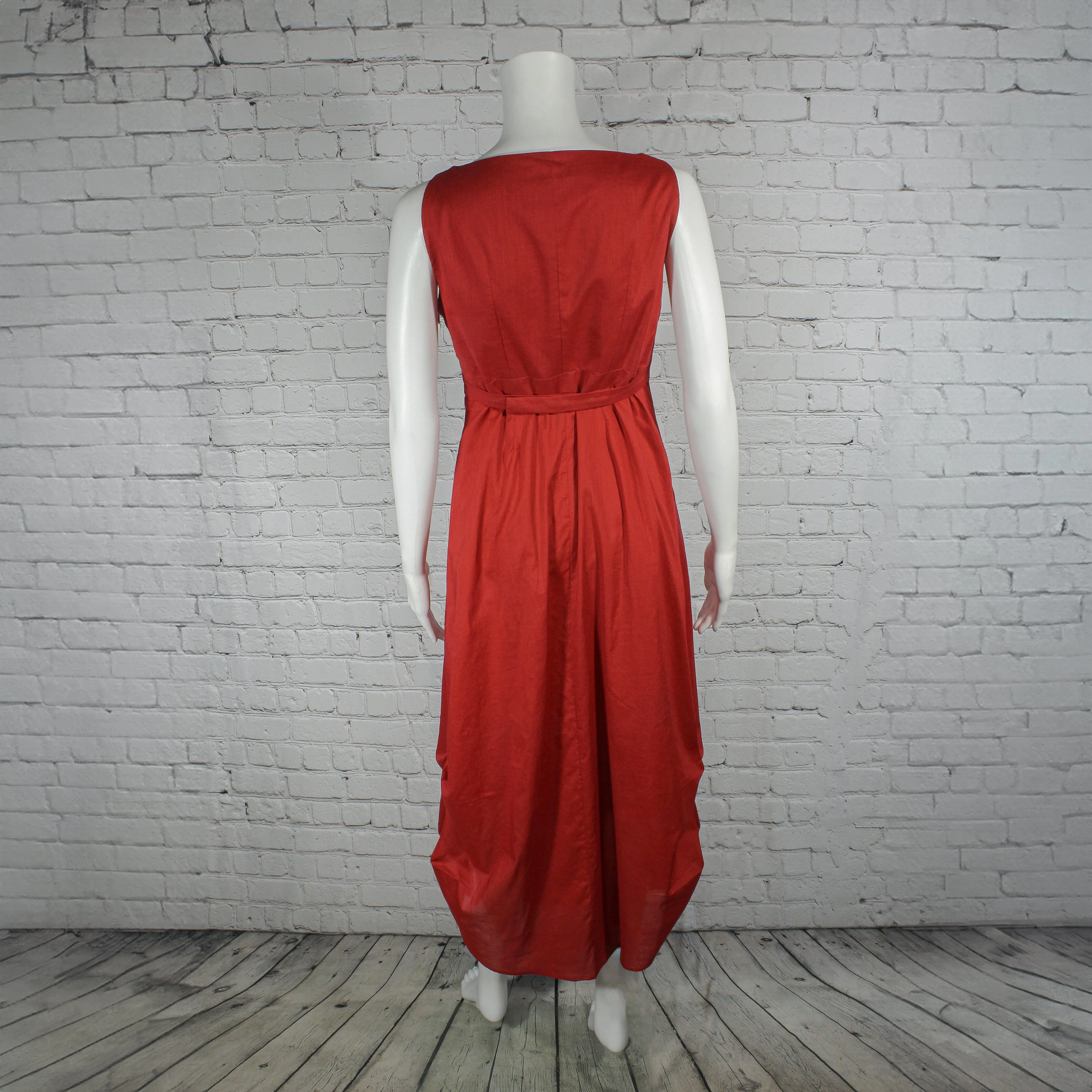 NEW! Bronte Dress in Red Japanese Lawn by Kim Schalk