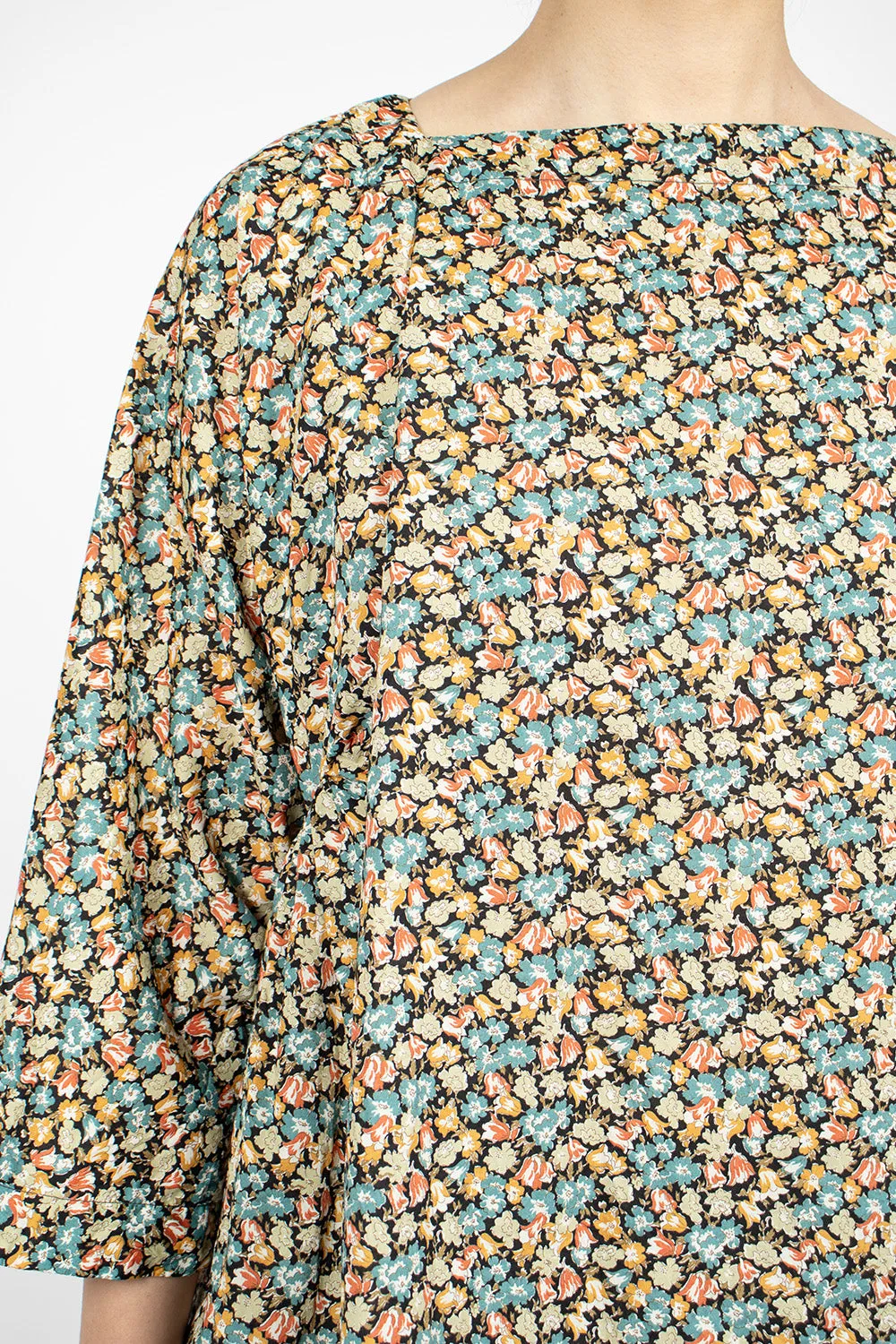 Newpride Florellini Shirt Floral Blue/Red/Orange