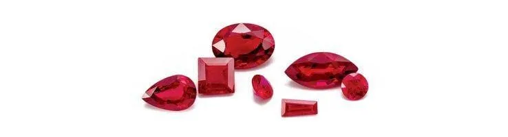 Oval Cut Lab Created Ruby Gemstone