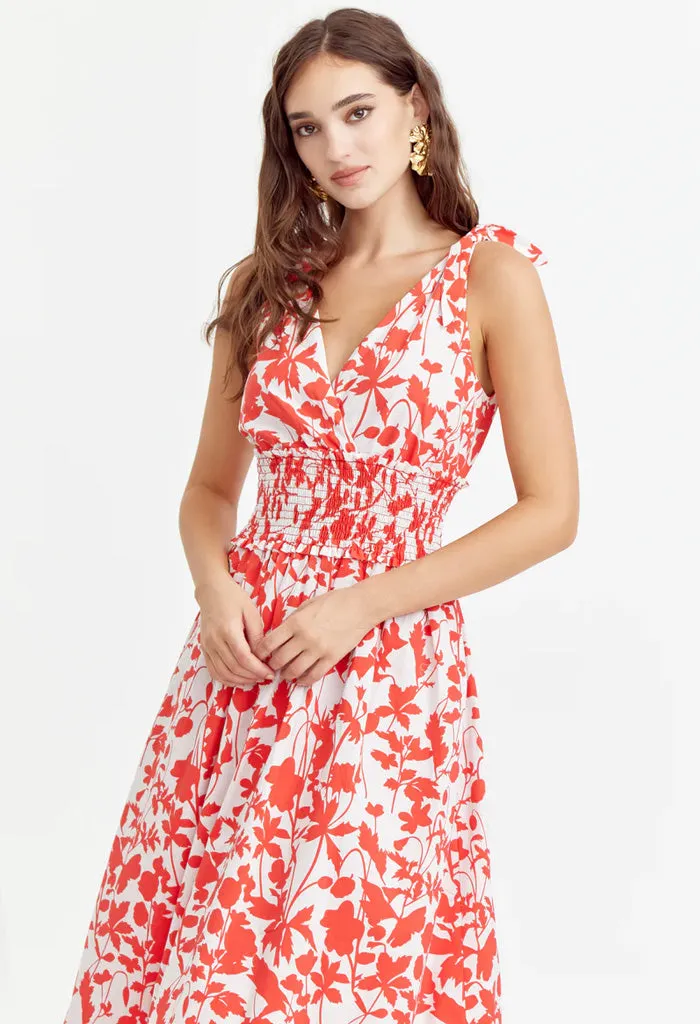 Pami Maxi Dress-Poppy Red