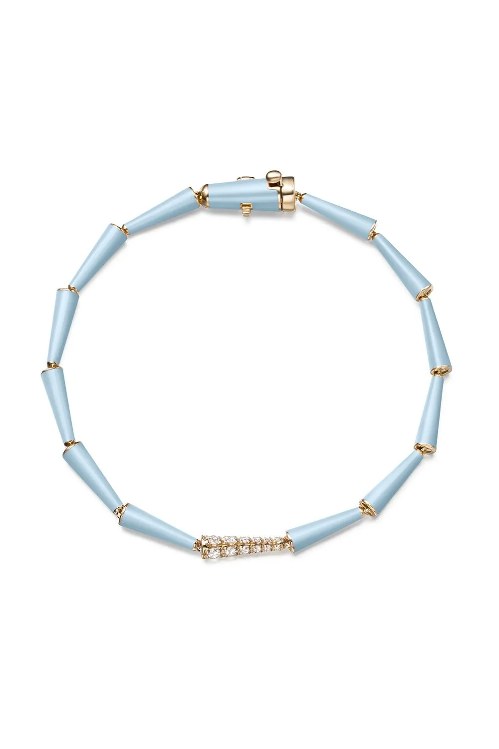 Pastel Blue Lola Linked Bracelet