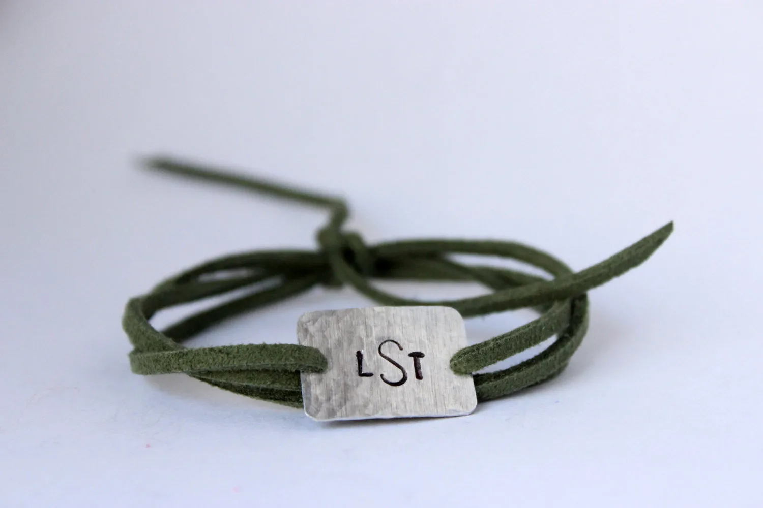 Personalized Monogram Wrap Bracelet