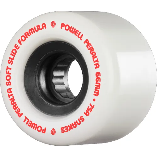 Powell Peralta SSF Snakes Wheels White 66mm 75A