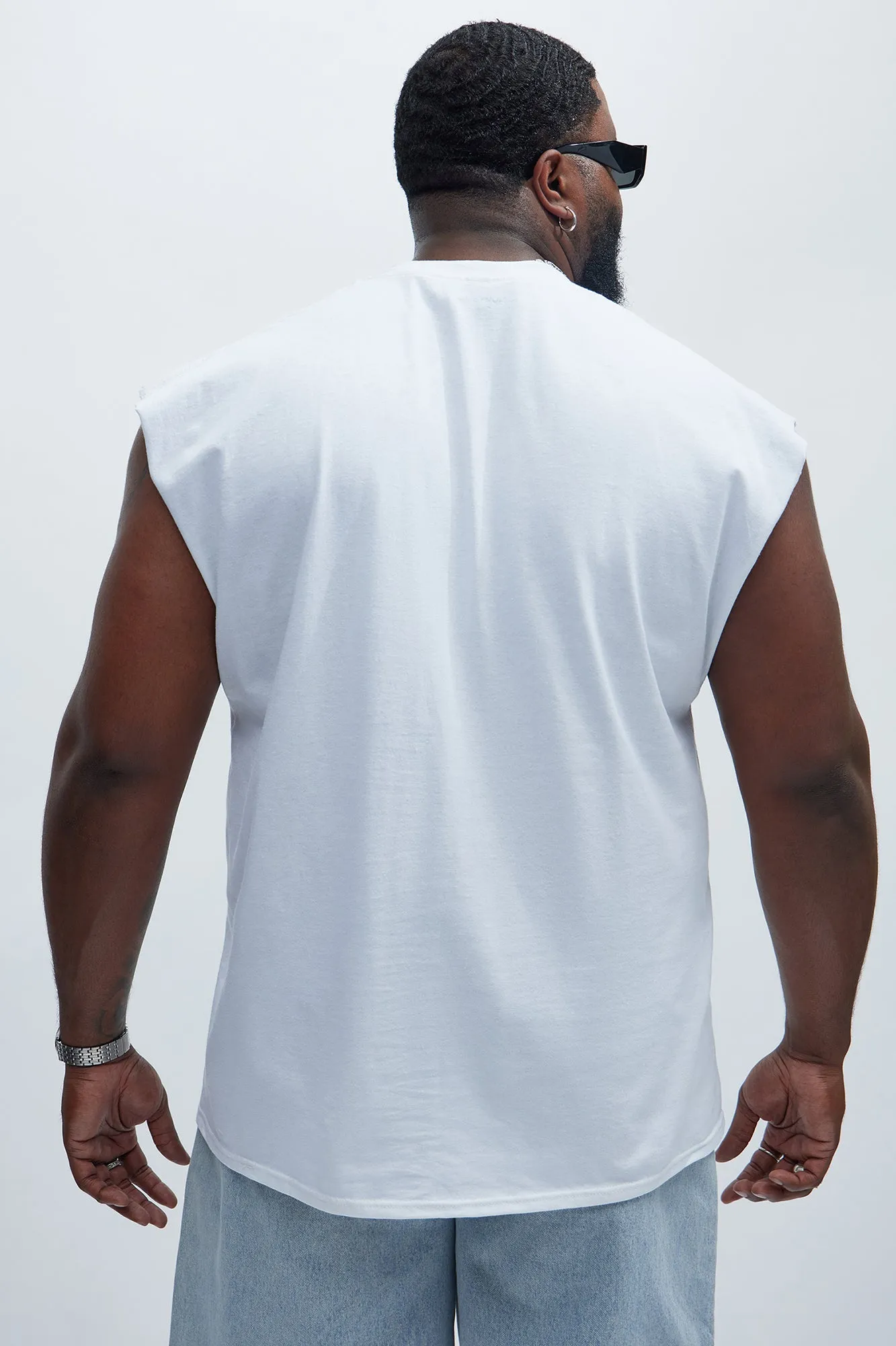 Power Sleeveless Tee - White