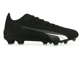 PUMA Men's Ultra Match FG/AG Black/White