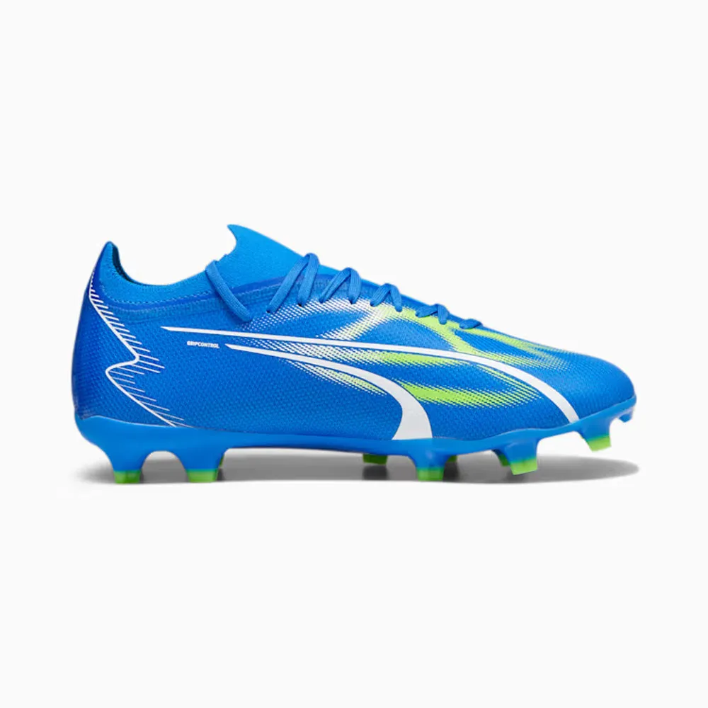 Puma Ultra Match FG/AG Football Boots (Ultra Blue/White/Pro Green)