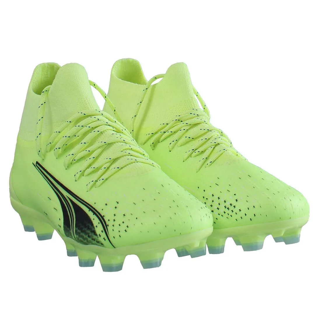 Puma Ultra Pro FG/AG Green Kids Football Boots