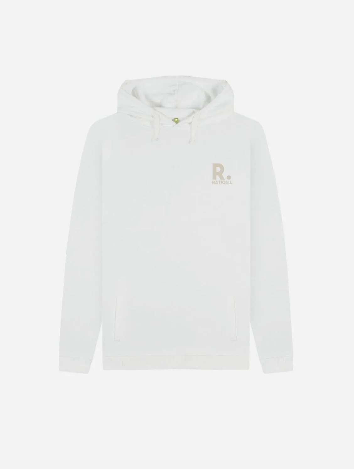 R Kind Men's Organic Cotton Hoodie | White