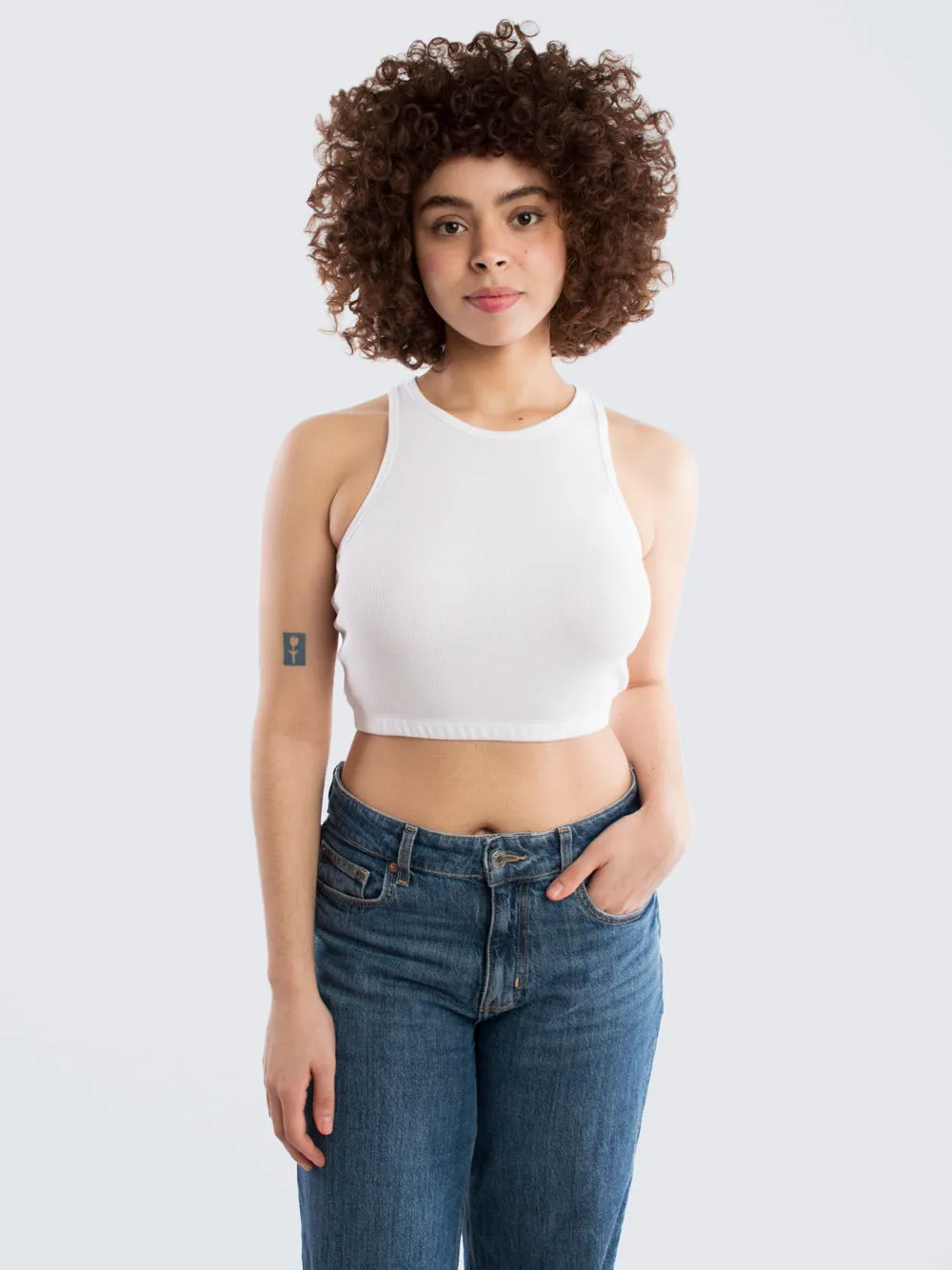 Racerback crop top