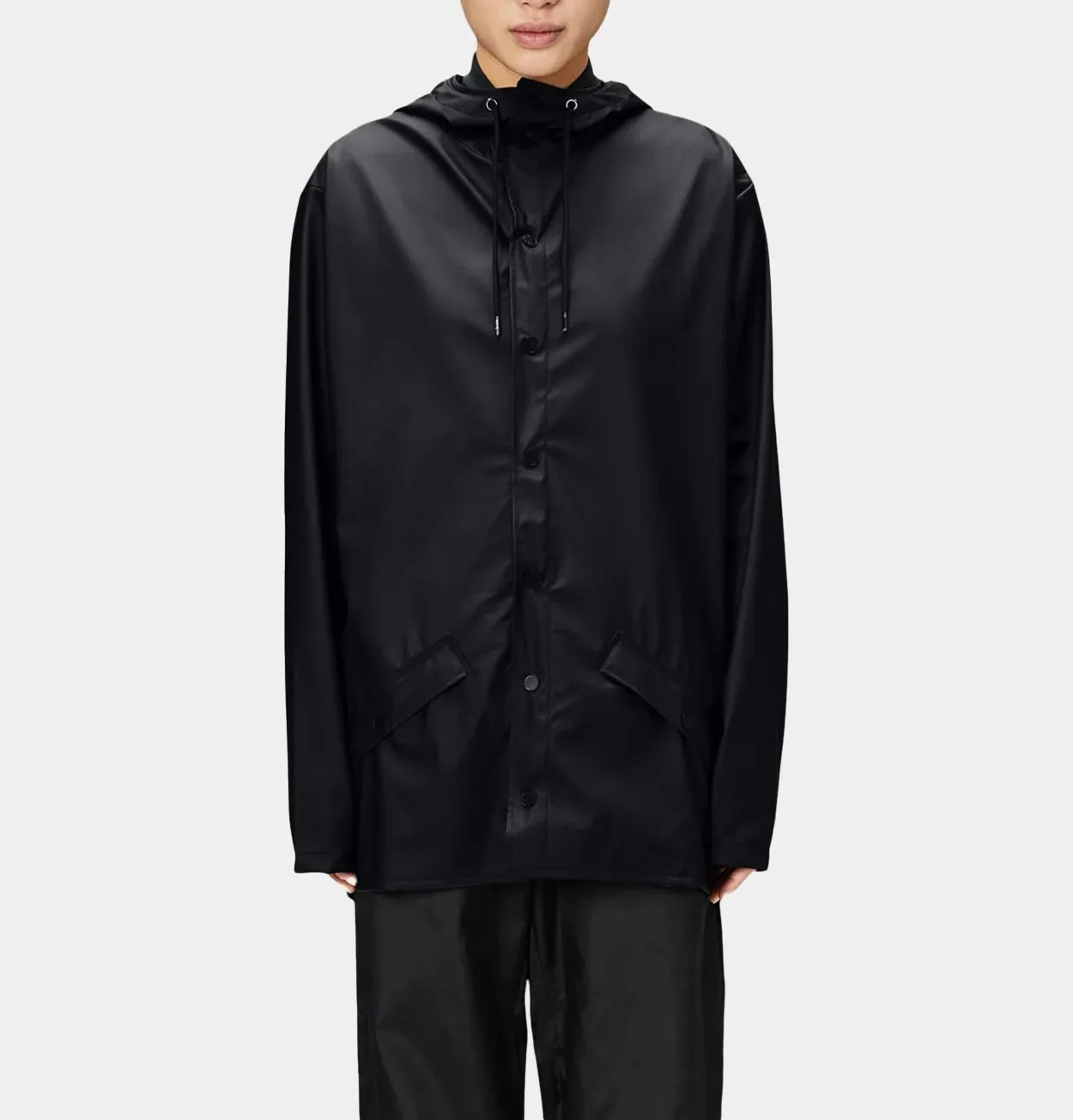 RAINS Jacket in Black