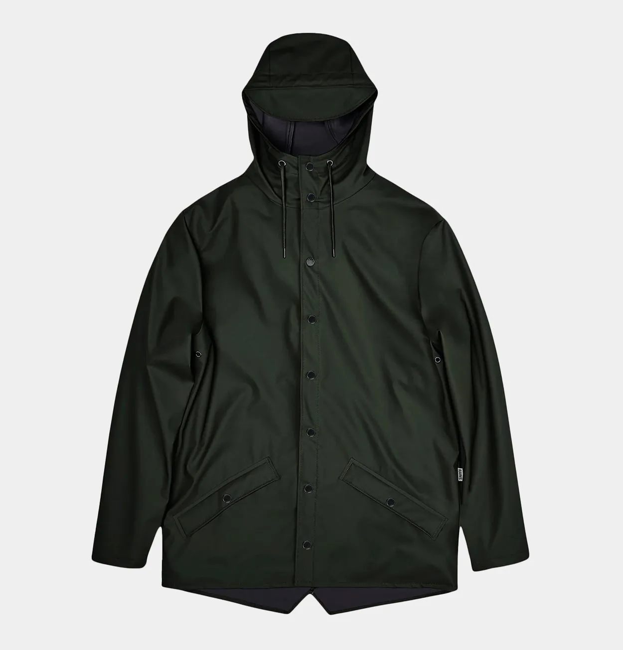 RAINS Long Jacket in Green