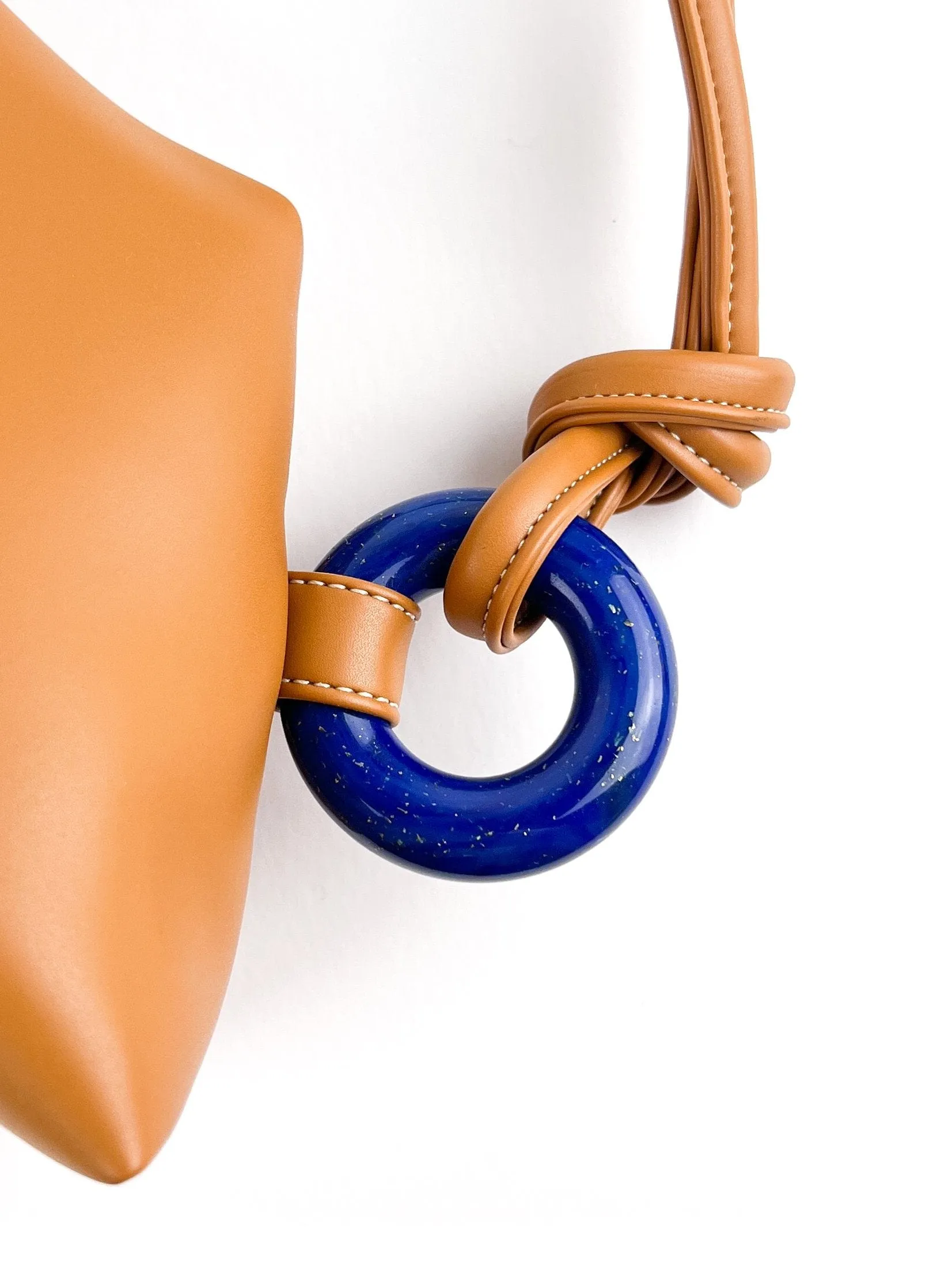 Ring  Vegan Leather Baguette Bag | Multiple Colours