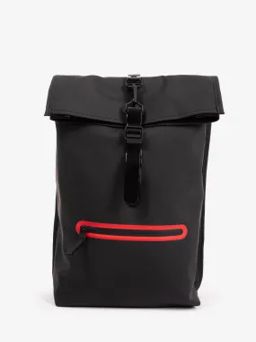 Rolltop rucksack contrast W3 black