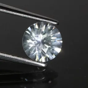 Sapphire white (colourless) round VS 6mm 0.9 ct