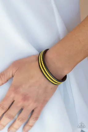 Show The Way - Yellow Paparazzi Bracelet