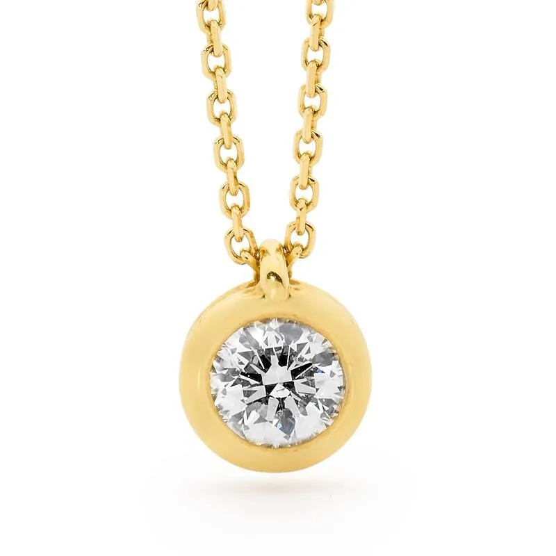 Solitaire Diamond Necklace