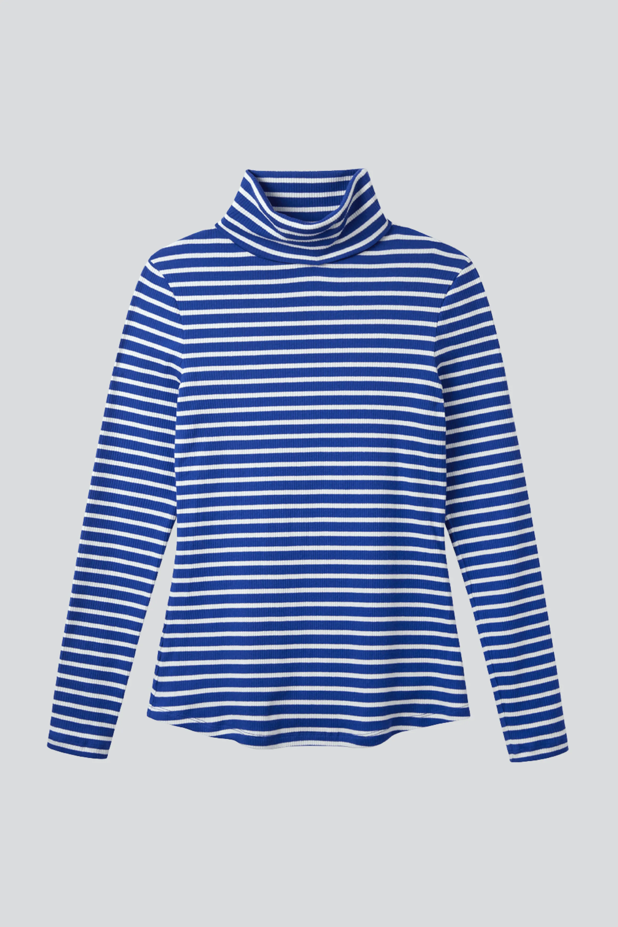 Striped Cotton Roll Neck | Multiple Colours