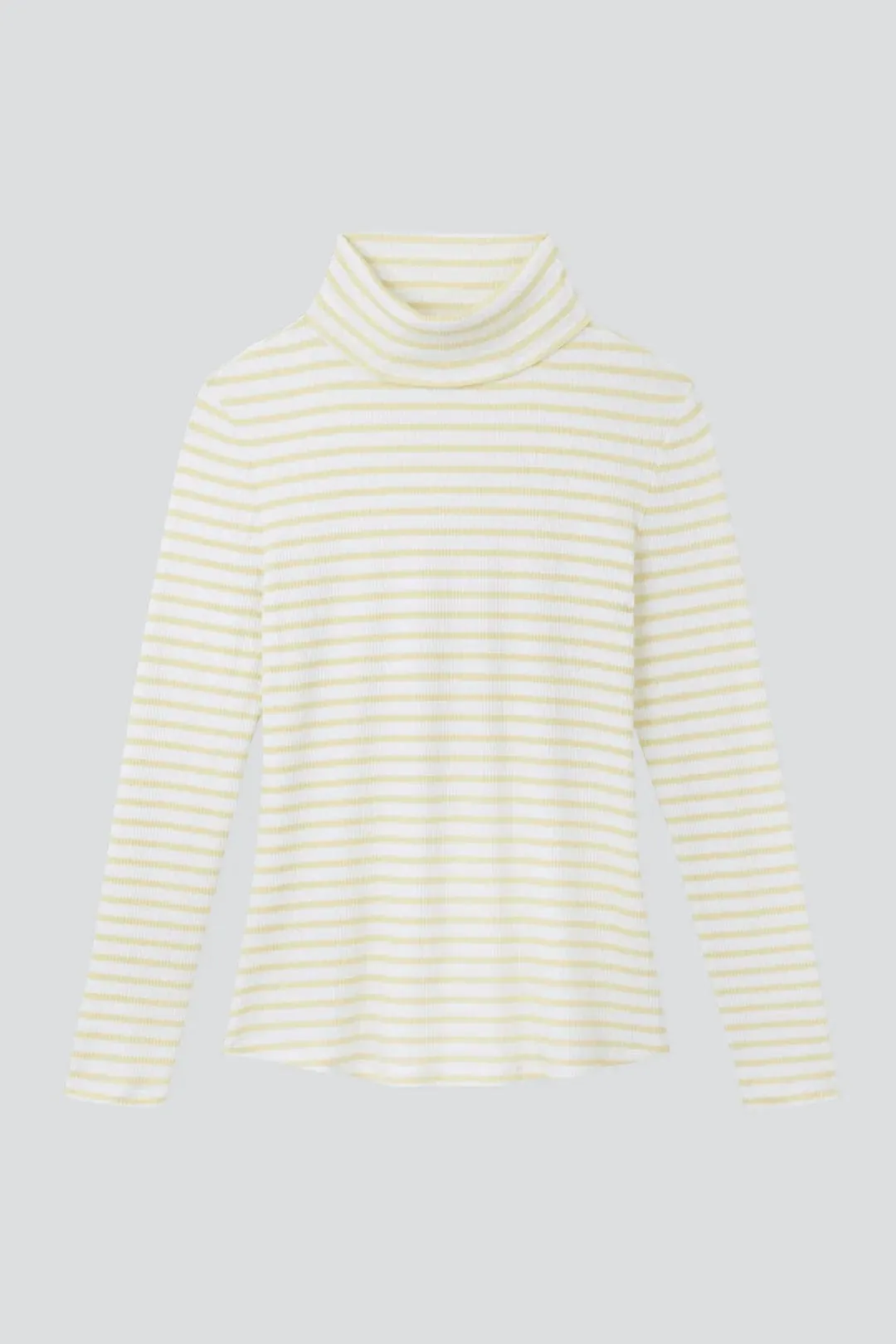 Striped Cotton Roll Neck | Multiple Colours