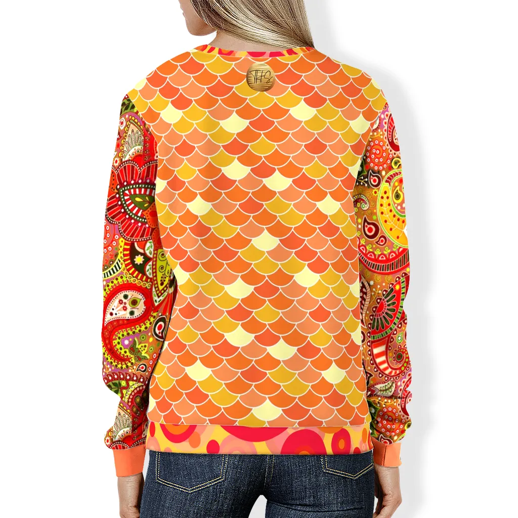 Tangerine Kiss Unisex Sweatshirt