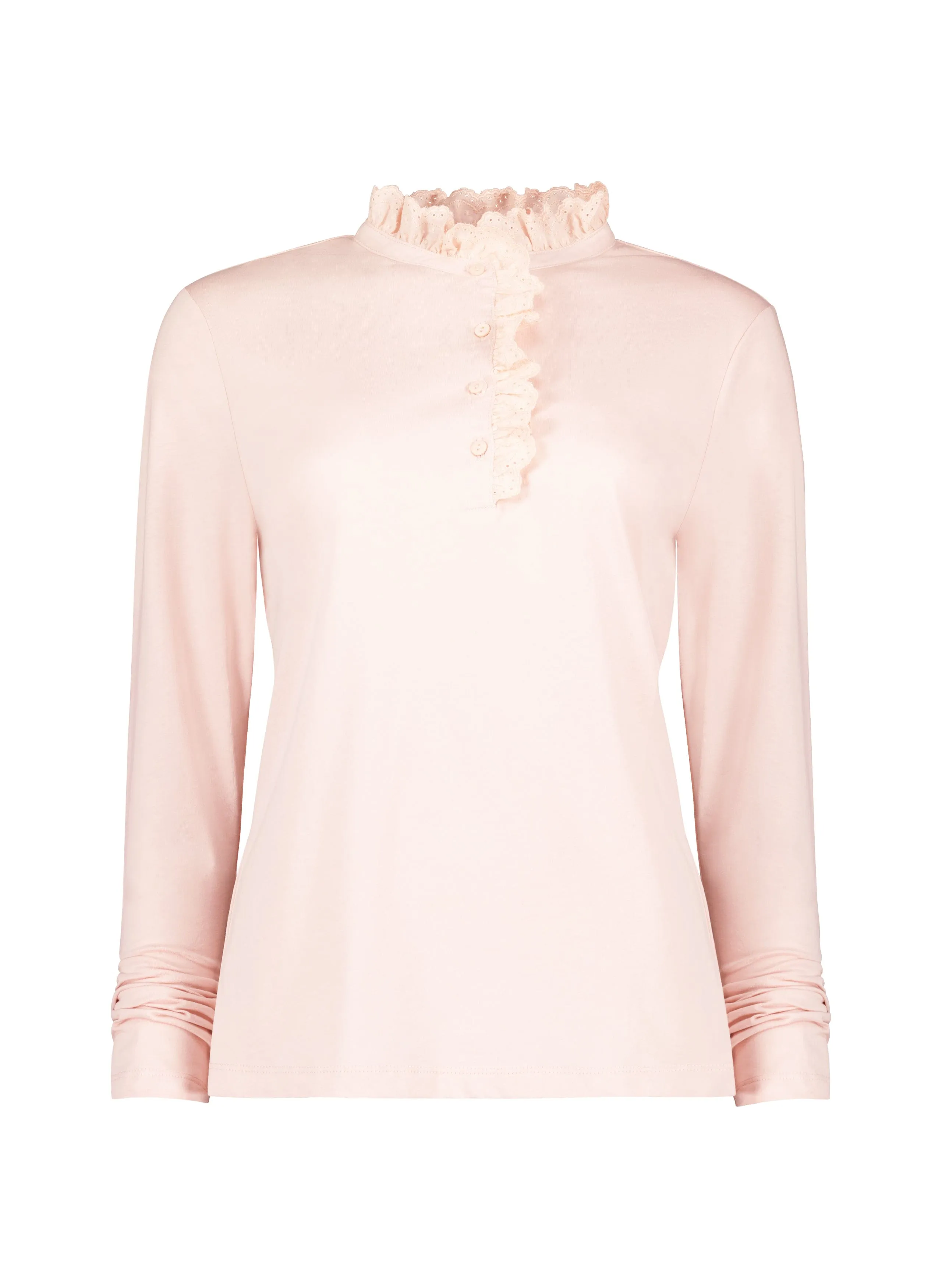 Tricia Organic Cotton Top | Powder Pink