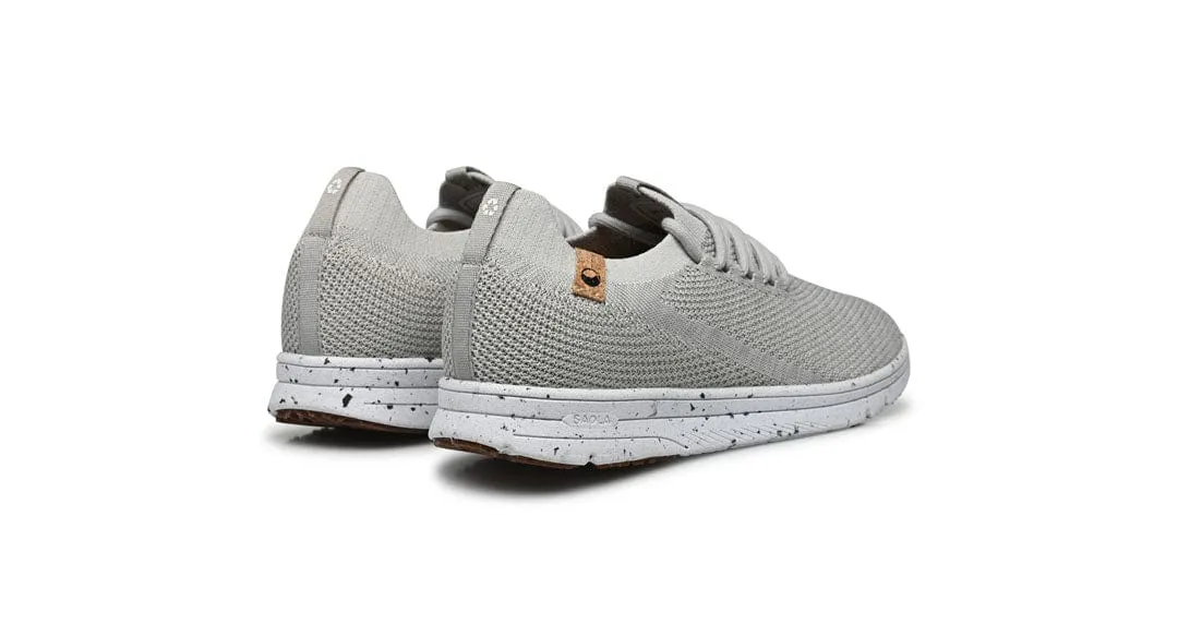 Tsavo Women's Vegan Knit Sneakers | Light Grey