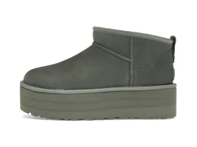 UGG Classic Ultra Mini Platform Boot "Moss Green"