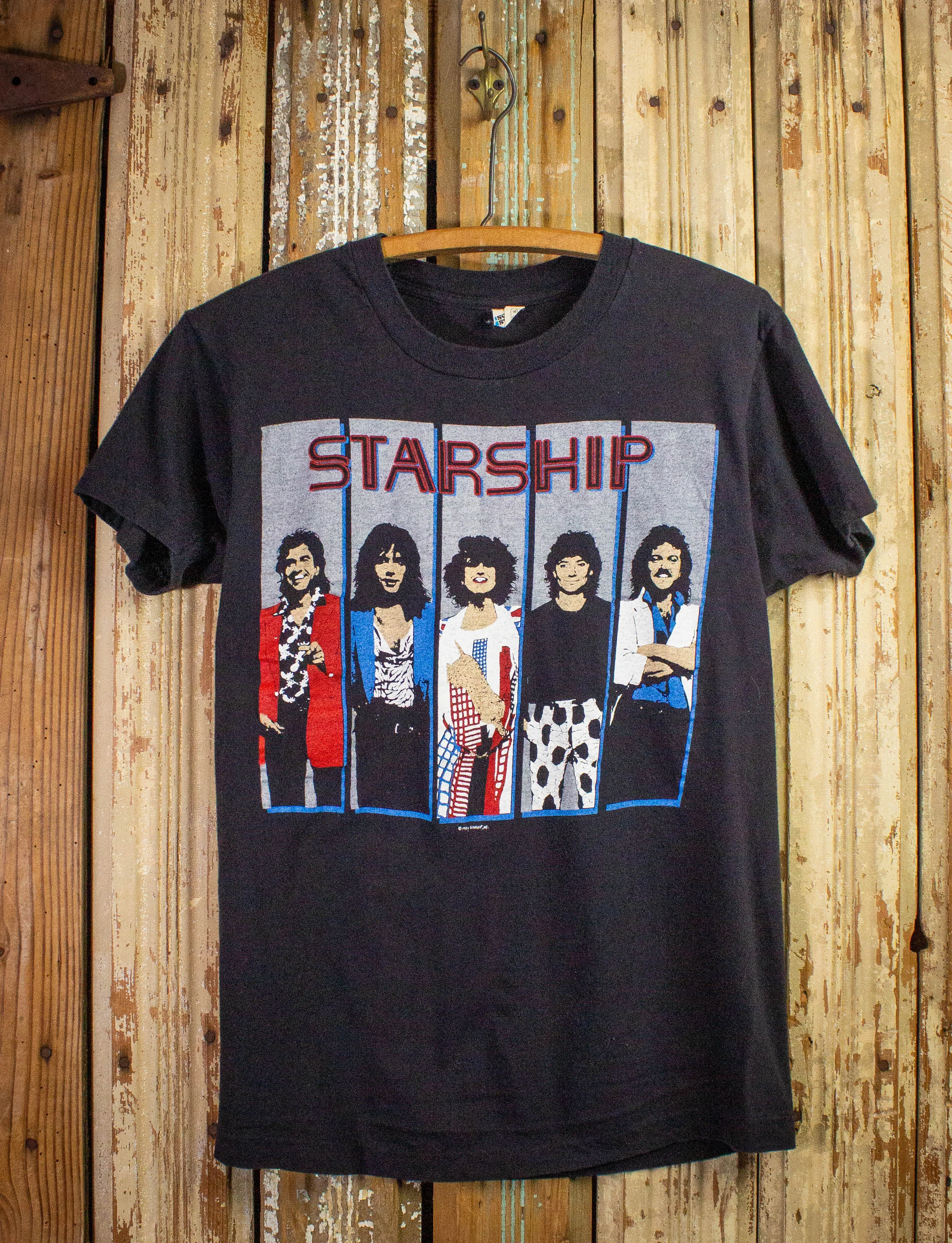 Vintage Starship We Built This City Concert T Shirt 1986 Black Small