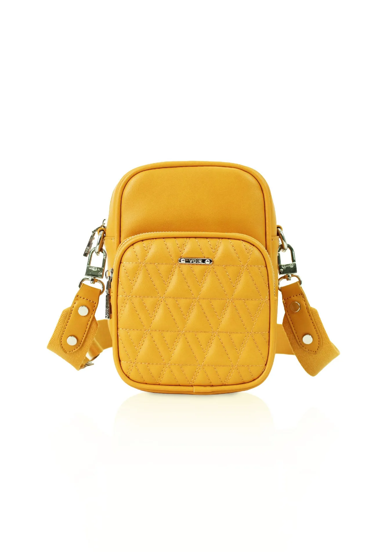 VOIR ANAIS Quilted Camera Crossbody Bag