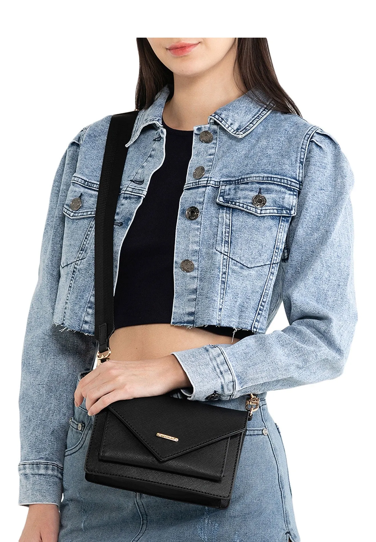 VOIR Aura Envelope Crossbody Pochette Bag