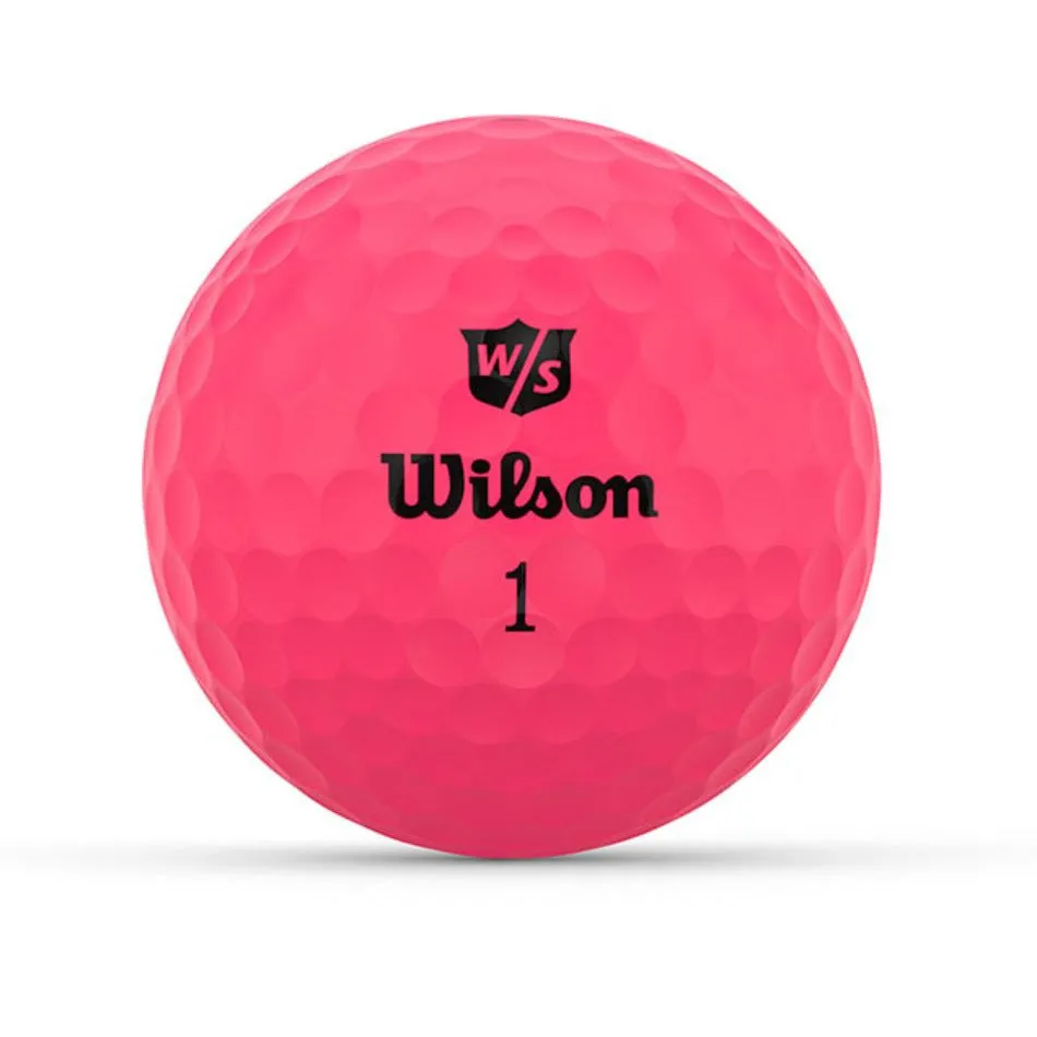 Wilson Balles DX2 Optix Rose (boite de 12) avec prix dégressif