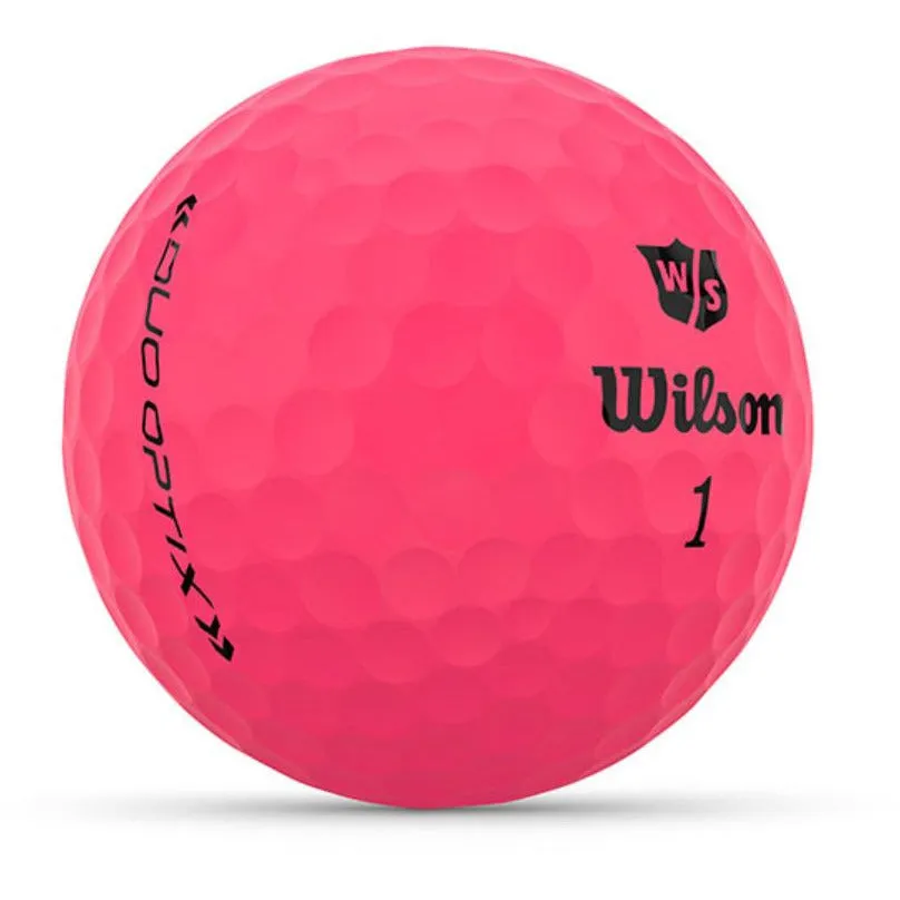 Wilson Balles DX2 Optix Rose (boite de 12) avec prix dégressif