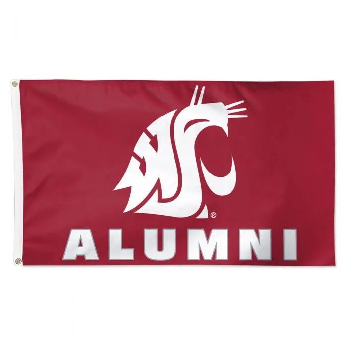 Wincraft WASHINGTON STATE COUGARS ALUMNI FLAG - DELUXE 3' X 5'