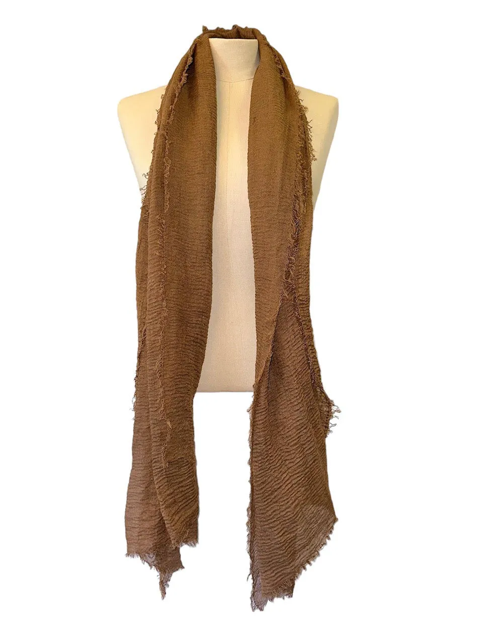 Wrap/Scarf in coffee by Market Co